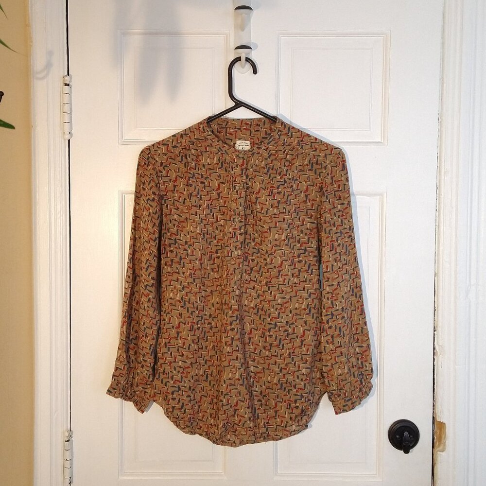 Bridge & Burn Silky Button up Blouse